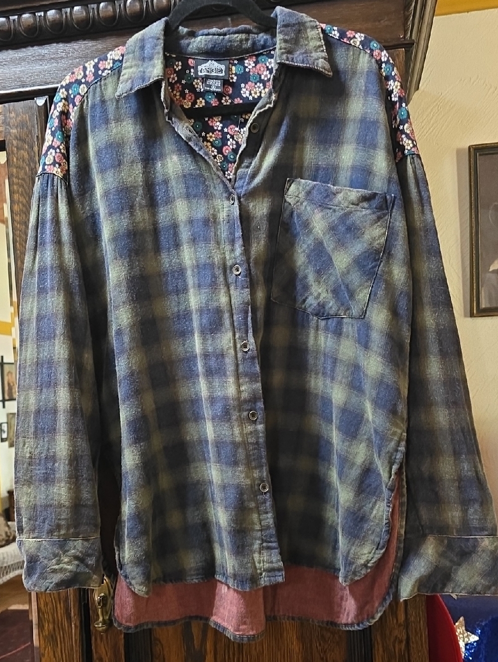 Prewashed flannel shirt from Buckle...
